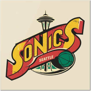 Seattle-Supersonics Posters and Art